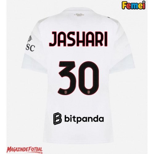 AC Milan Ardon Jashari #30 Tricou Fotbal Replică 2026-27 Femei Deplasare AC Milan Ardon Jashari #30 Tricou Fotbal Replică 2026-27 Femei Deplasare